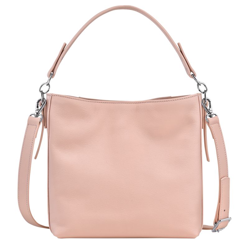 Torba Crossbody Damskie Longchamp 3D S Leather Nude | PL8995WN