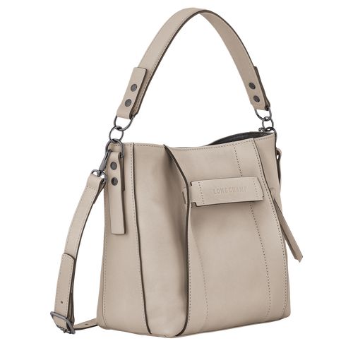 Torba Crossbody Damskie Longchamp 3D S Leather Clay | PL8913XY