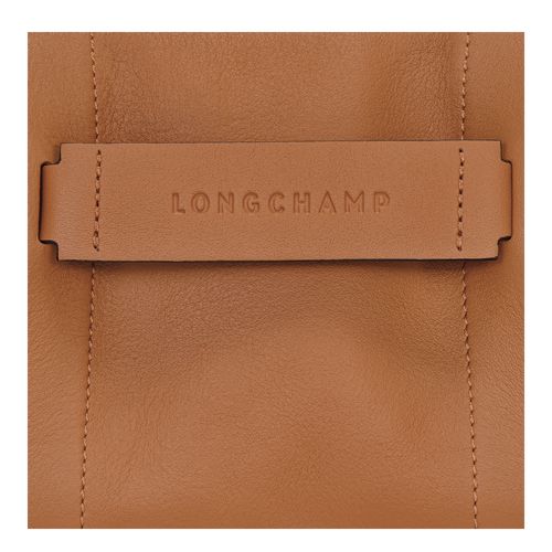 Torba Crossbody Damskie Longchamp 3D S Leather Natural | PL8909JP