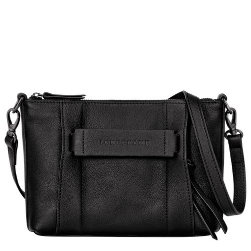 Torba Crossbody Damskie Longchamp 3D S Leather Czarne | PL8908HA