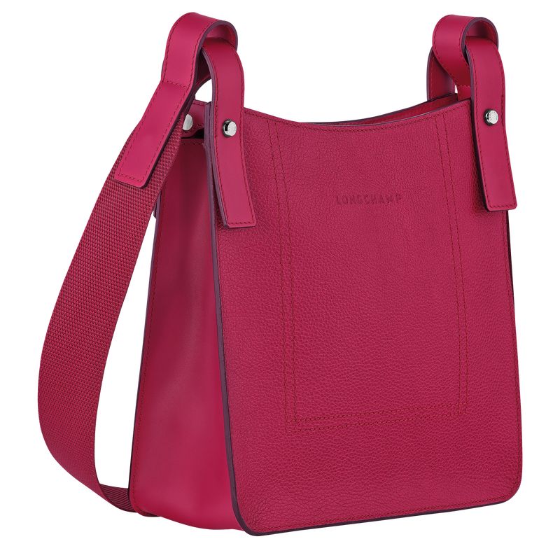 Torba Crossbody Damskie Longchamp Le FoulonnÉ S Leather Beetroot | PL8969NW