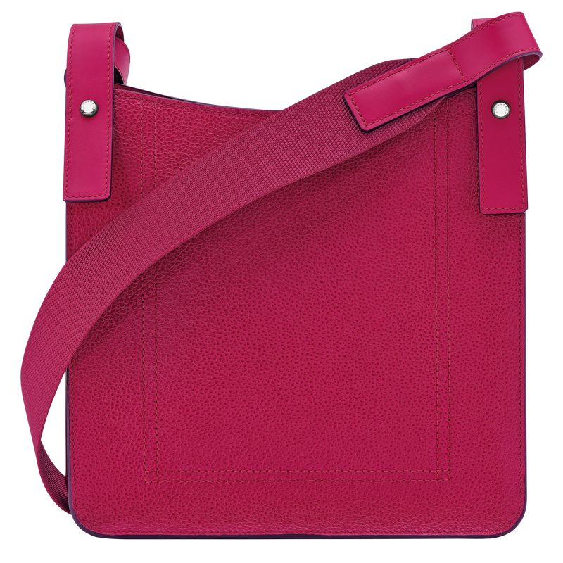 Torba Crossbody Damskie Longchamp Le FoulonnÉ S Leather Beetroot | PL8969NW