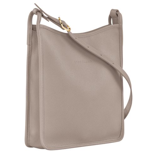 Torba Crossbody Damskie Longchamp Le FoulonnÉ M Leather Turtledove | PL8935PJ