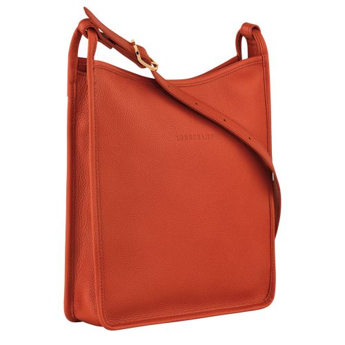 Torba Crossbody Damskie Longchamp Le FoulonnÉ M Leather Paprika | PL8933SG