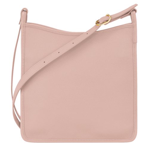 Torba Crossbody Damskie Longchamp Le FoulonnÉ M Leather Nude | PL8932DF