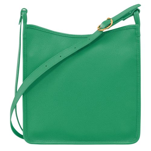 Torba Crossbody Damskie Longchamp Le FoulonnÉ M Leather Zielone | PL8931FD