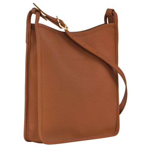 Torba Crossbody Damskie Longchamp Le FoulonnÉ M Leather Caramel | PL8930GS