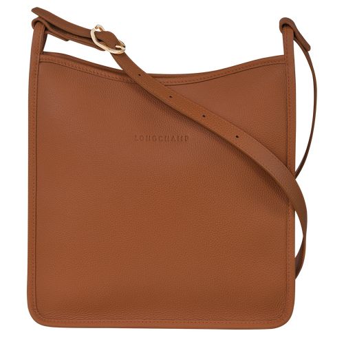 Torba Crossbody Damskie Longchamp Le FoulonnÉ M Leather Caramel | PL8930GS