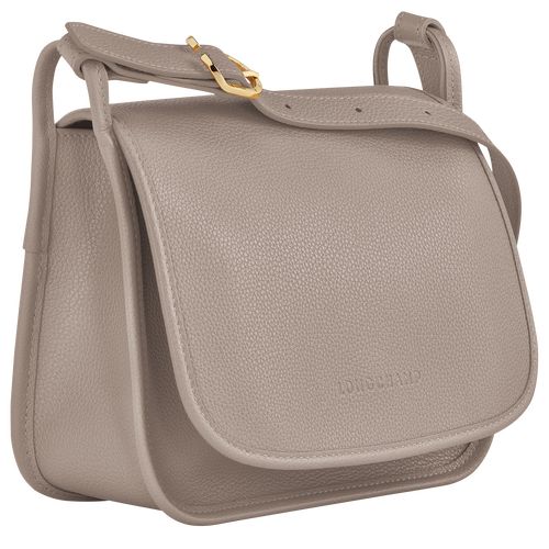 Torba Crossbody Damskie Longchamp Le FoulonnÉ M Leather Turtledove | PL8922VR