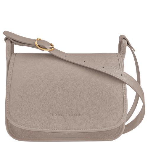 Torba Crossbody Damskie Longchamp Le FoulonnÉ M Leather Turtledove | PL8922VR