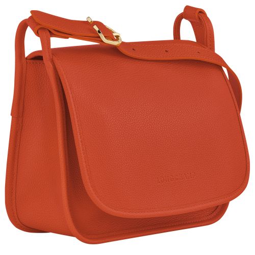 Torba Crossbody Damskie Longchamp Le FoulonnÉ M Leather Paprika | PL8921BE