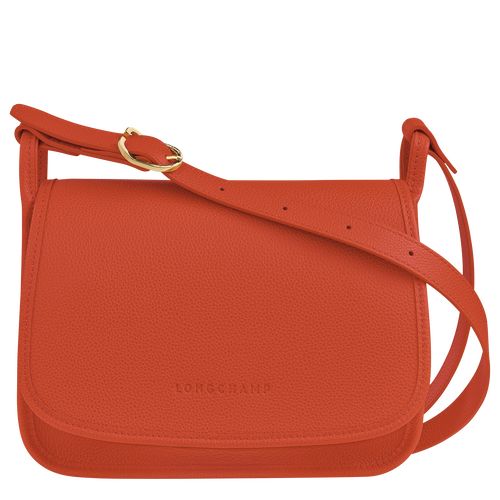 Torba Crossbody Damskie Longchamp Le FoulonnÉ M Leather Paprika | PL8921BE