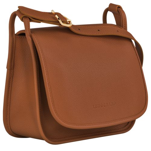 Torba Crossbody Damskie Longchamp Le FoulonnÉ M Leather Caramel | PL8920NW