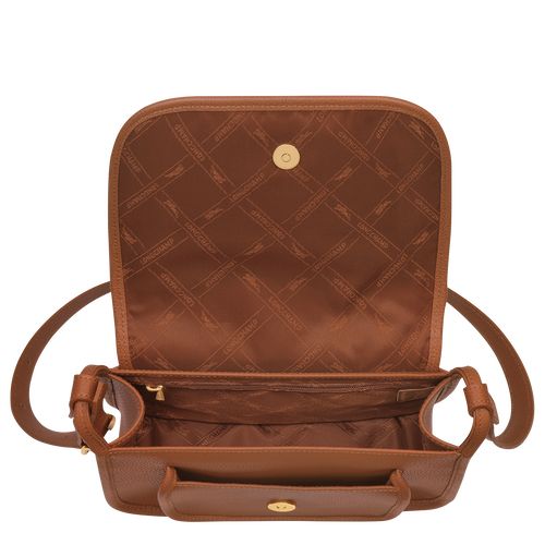 Torba Crossbody Damskie Longchamp Le FoulonnÉ M Leather Caramel | PL8920NW