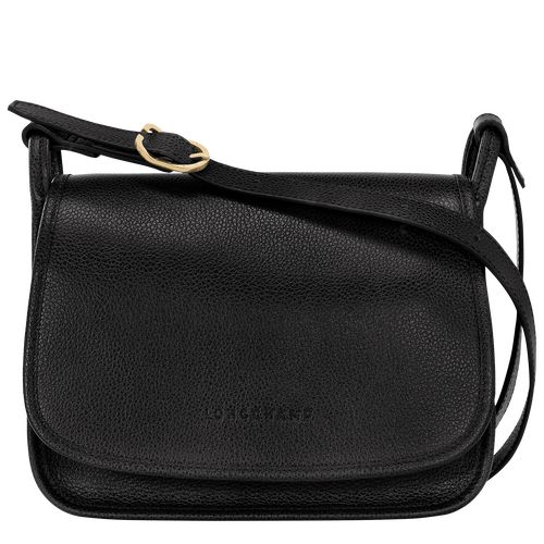 Torba Crossbody Damskie Longchamp Le FoulonnÉ M Leather Czarne | PL8919MQ