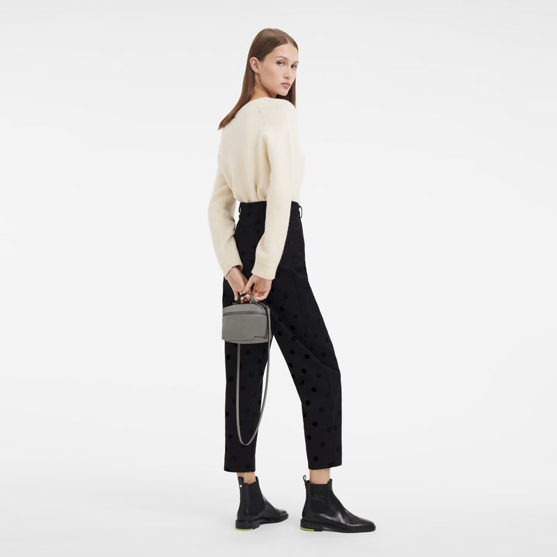 Torba Crossbody Damskie Longchamp Le Pliage Xtra XS Vanity Skórzane Turtledove | PL9019VR