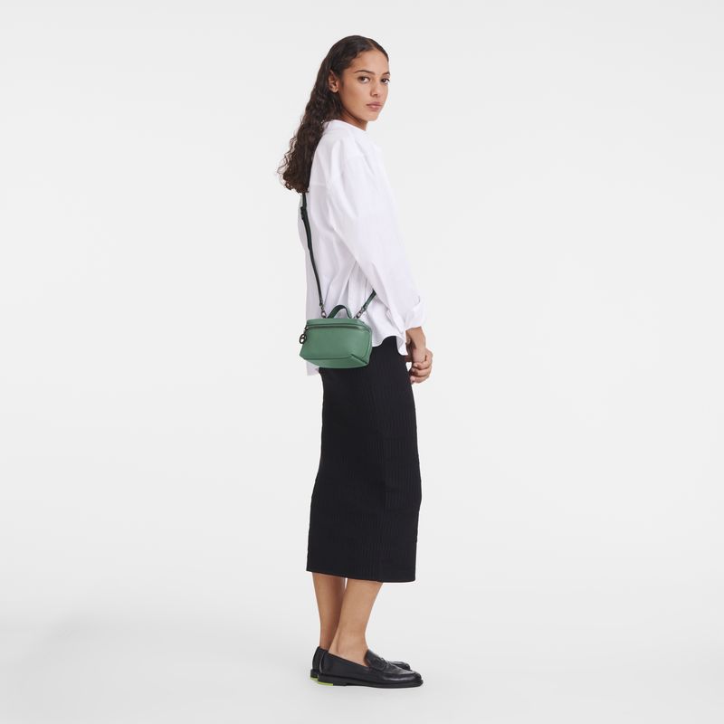 Torba Crossbody Damskie Longchamp Le Pliage Xtra XS Vanity Skórzane Sage | PL9018CT