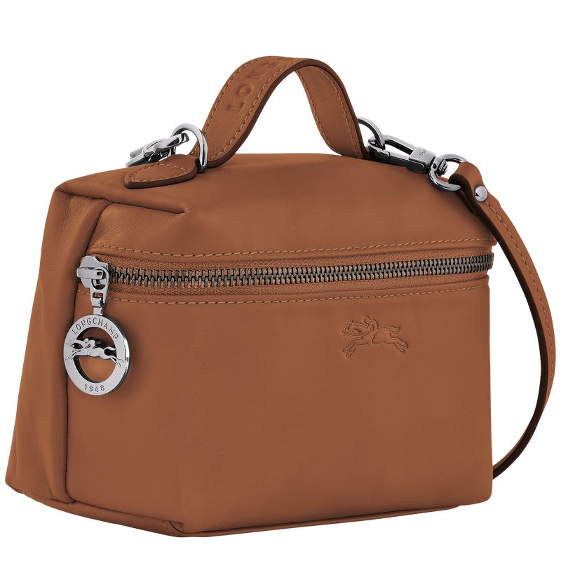 Torba Crossbody Damskie Longchamp Le Pliage Xtra XS Vanity Skórzane Cognac | PL9017XY