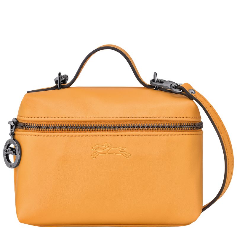 Torba Crossbody Damskie Longchamp Le Pliage Xtra XS Vanity Skórzane Morelowe | PL9016ZU