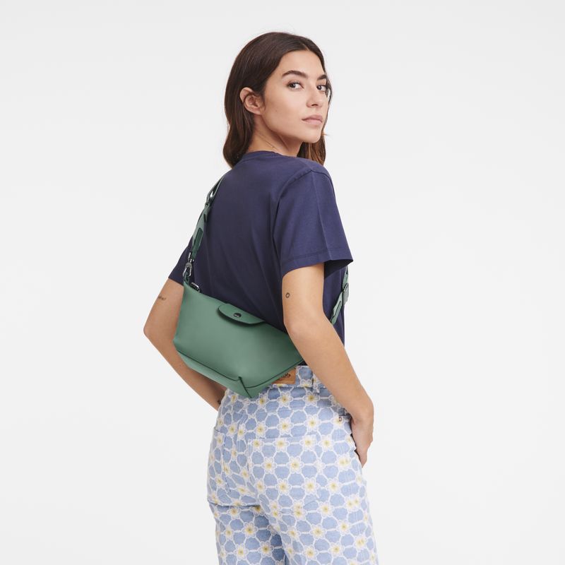 Torba Crossbody Damskie Longchamp Le Pliage Xtra XS Leather Sage | PL8990UZ