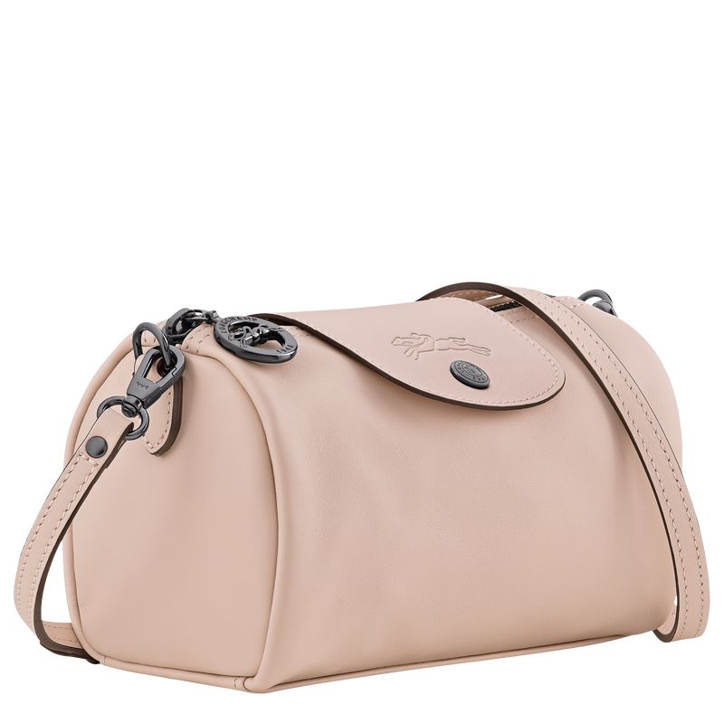 Torba Crossbody Damskie Longchamp Le Pliage Xtra XS Leather Nude | PL8956SG