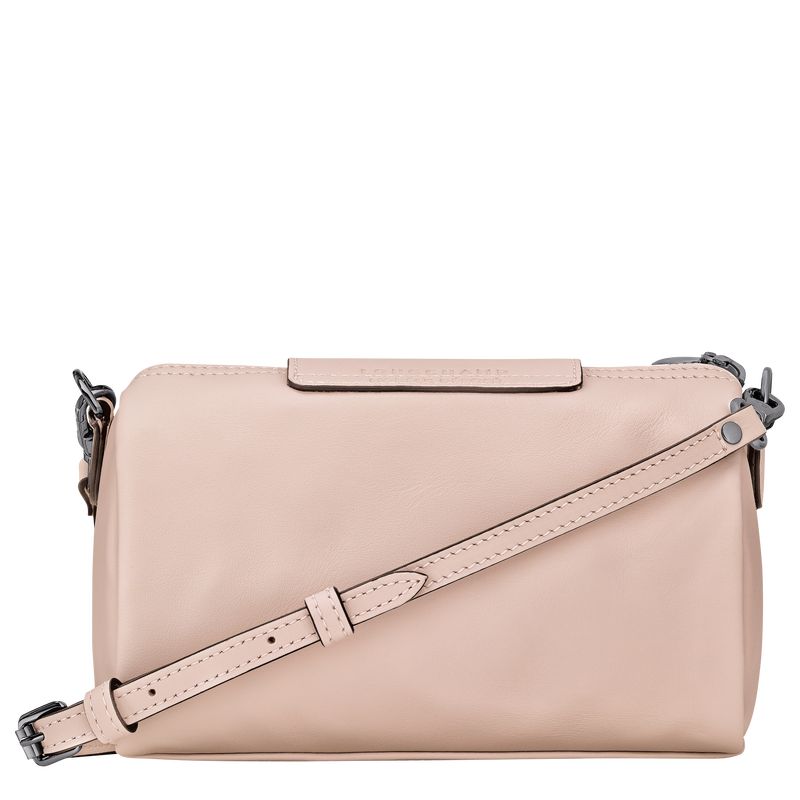 Torba Crossbody Damskie Longchamp Le Pliage Xtra XS Leather Nude | PL8956SG