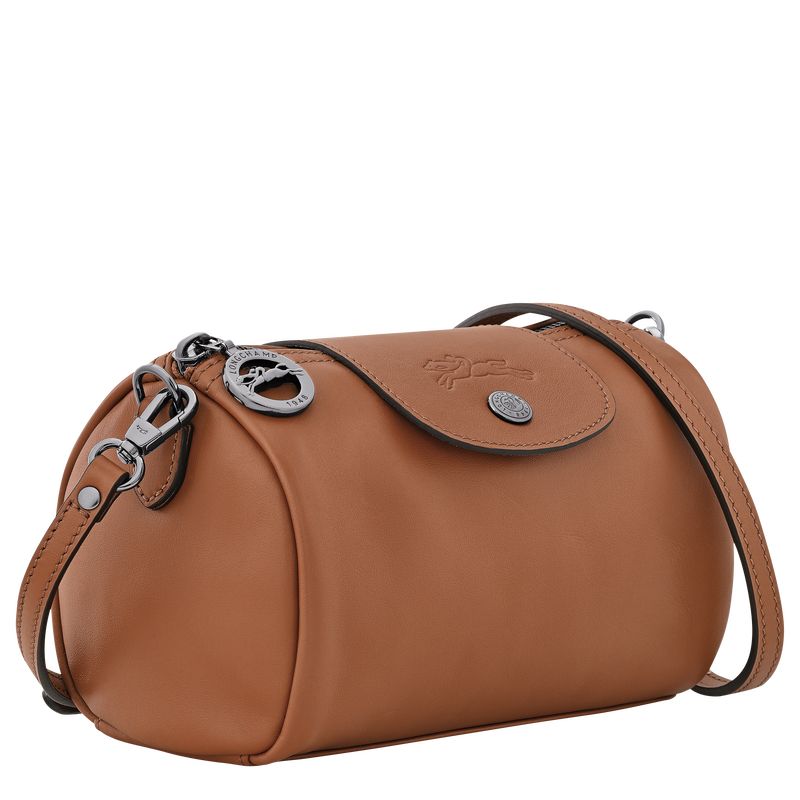 Torba Crossbody Damskie Longchamp Le Pliage Xtra XS Leather Cognac | PL8955AH