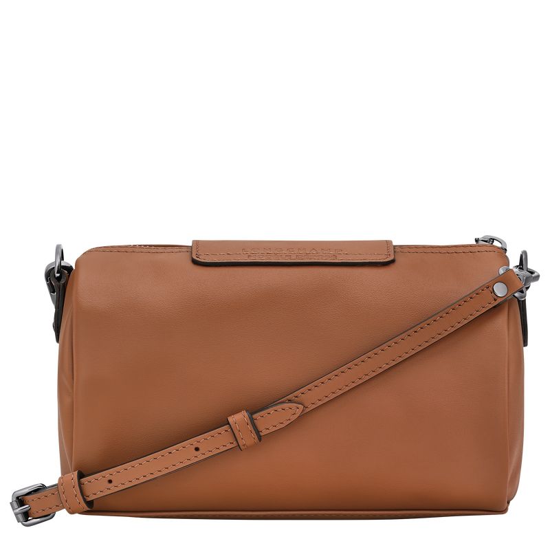 Torba Crossbody Damskie Longchamp Le Pliage Xtra XS Leather Cognac | PL8955AH