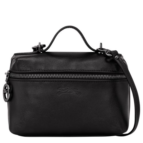 Torba Crossbody Damskie Longchamp Le Pliage Xtra XS Vanity Skórzane Czarne | PL8940TC