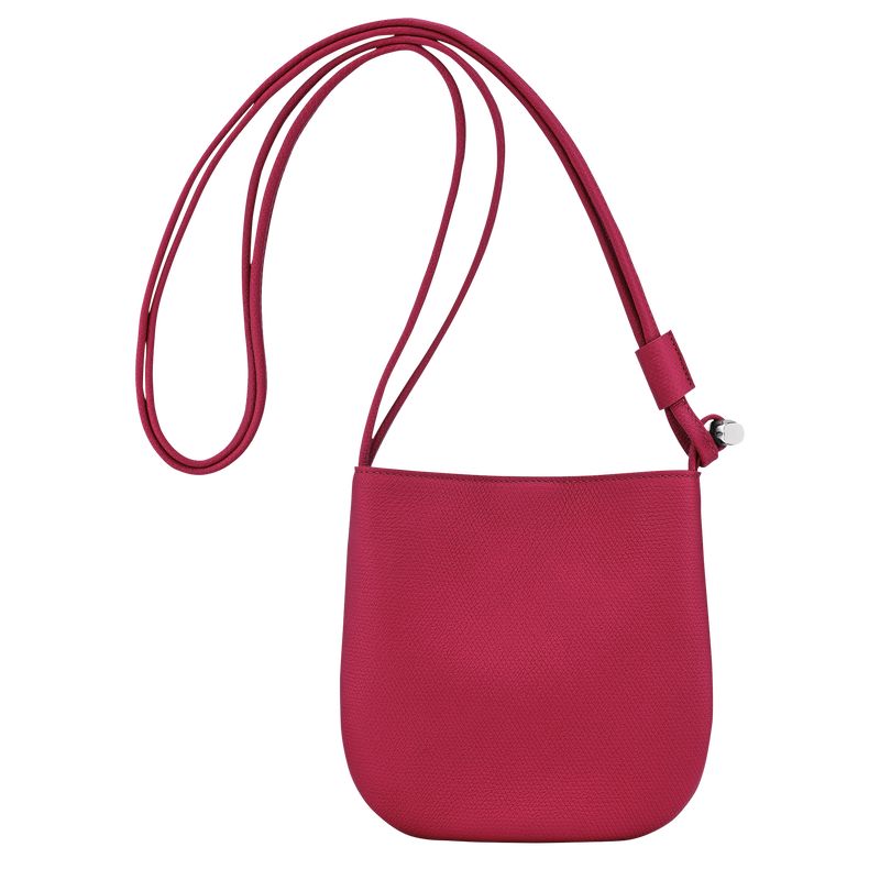 Torba Crossbody Damskie Longchamp Le Roseau S Leather Beetroot | PL8967VR