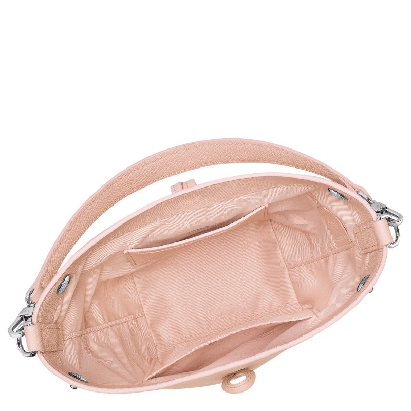 Torba Crossbody Damskie Longchamp Le Roseau XS Bucket Leather Ballerina | PL8947EB