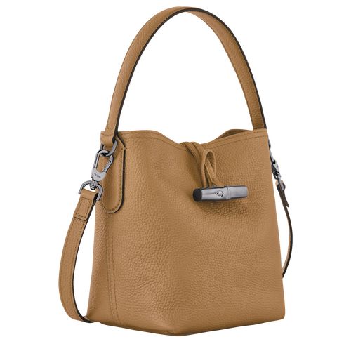 Torba Crossbody Damskie Longchamp Le Roseau Essential XS Bucket Leather Fawn | PL8937IL