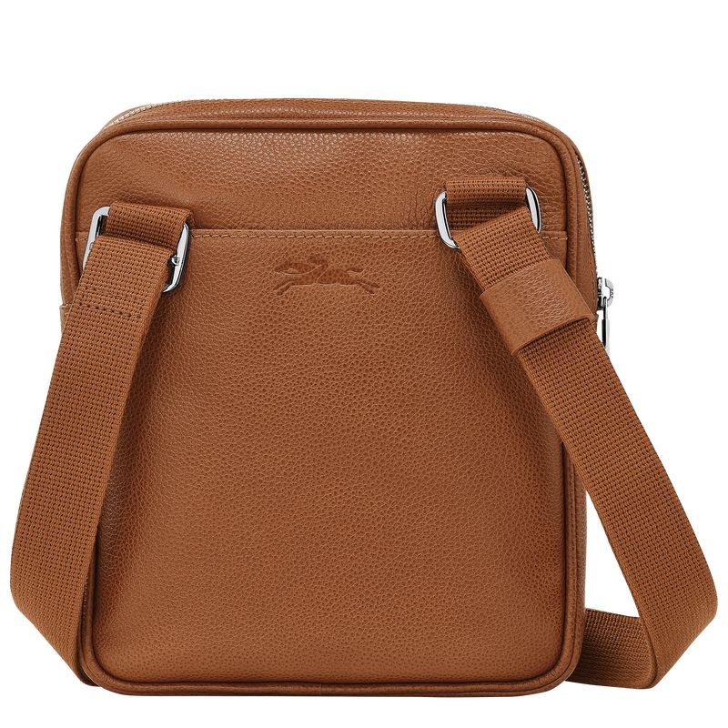 Torba Crossbody Męskie Longchamp Le FoulonnÉ XS Leather Caramel | PL7593QM