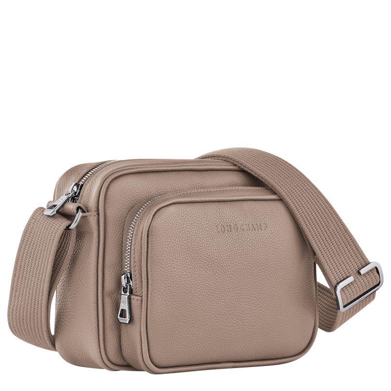 Torba Crossbody Męskie Longchamp Le FoulonnÉ S Camera Leather Turtledove | PL7588TC