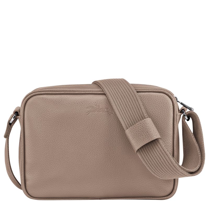 Torba Crossbody Męskie Longchamp Le FoulonnÉ S Camera Leather Turtledove | PL7588TC