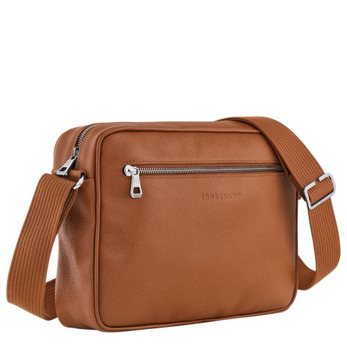 Torba Crossbody Męskie Longchamp Le FoulonnÉ M Camera Leather Caramel | PL7580DF