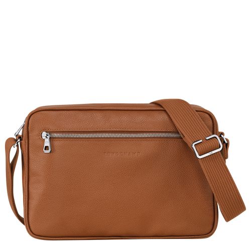 Torba Crossbody Męskie Longchamp Le FoulonnÉ M Camera Leather Caramel | PL7580DF