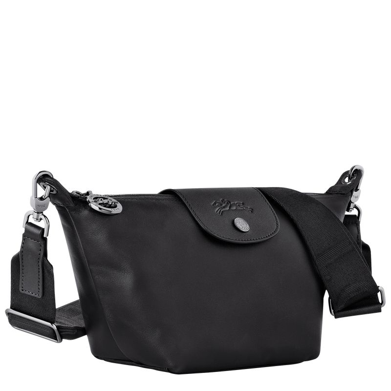 Torba Crossbody Męskie Longchamp Le Pliage Xtra XS Leather Czarne | PL7585IL