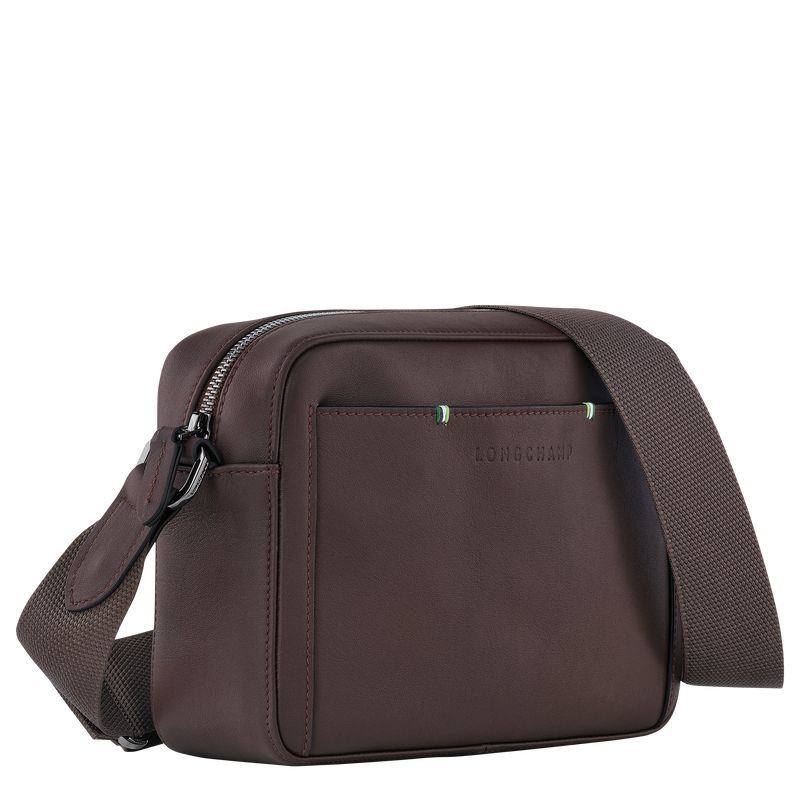 Torba Crossbody Męskie Longchamp sur Seine Camera Leather Mocha | PL7607GS