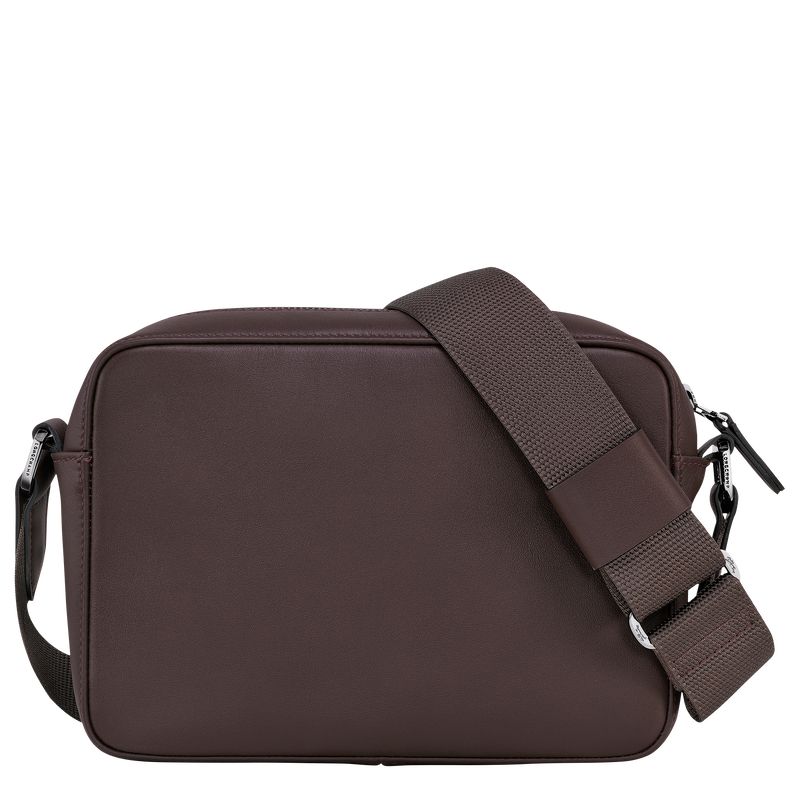 Torba Crossbody Męskie Longchamp sur Seine Camera Leather Mocha | PL7607GS