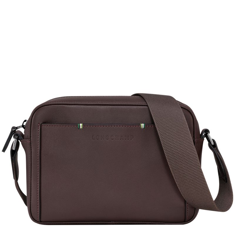 Torba Crossbody Męskie Longchamp sur Seine Camera Leather Mocha | PL7607GS