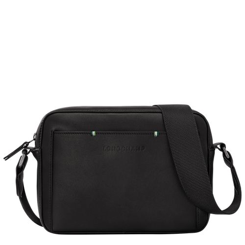 Torba Crossbody Męskie Longchamp sur Seine Camera Leather Czarne | PL7578GS