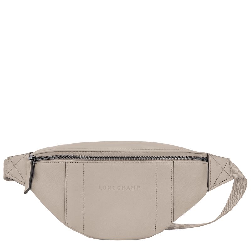 Torba Na Talię Damskie Longchamp 3D S Leather Clay | PL8777SG