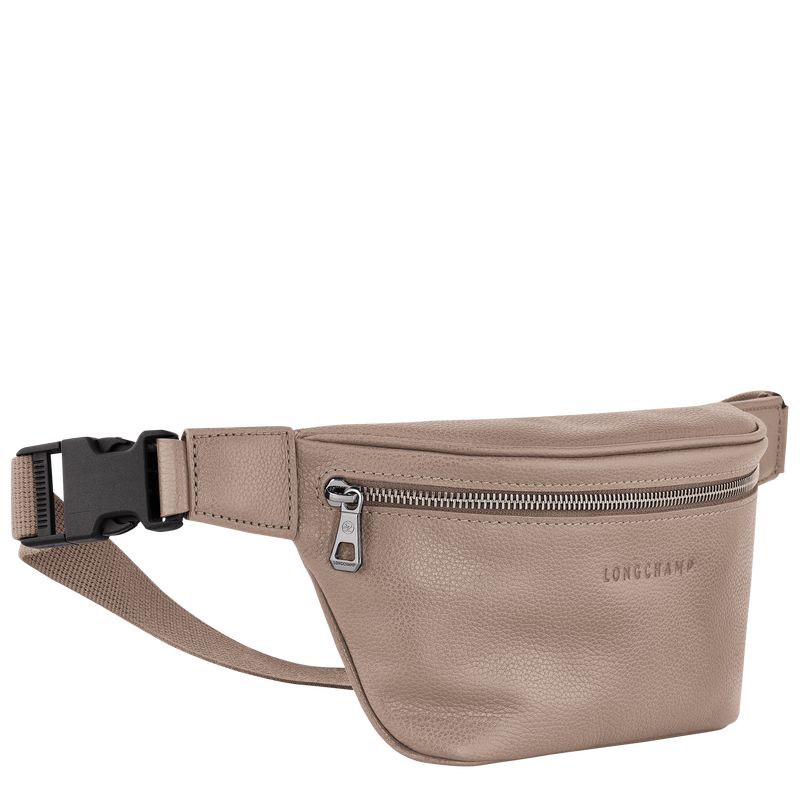 Torba Na Talię Damskie Longchamp Le FoulonnÉ M Leather Turtledove | PL8772JP