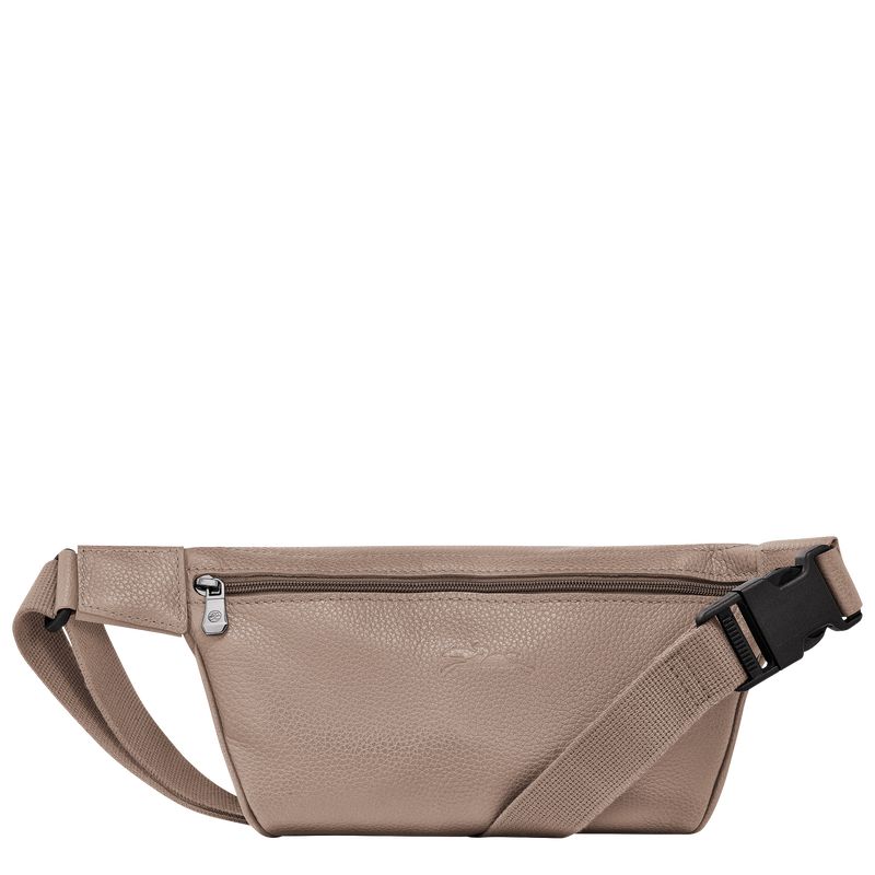 Torba Na Talię Damskie Longchamp Le FoulonnÉ M Leather Turtledove | PL8772JP