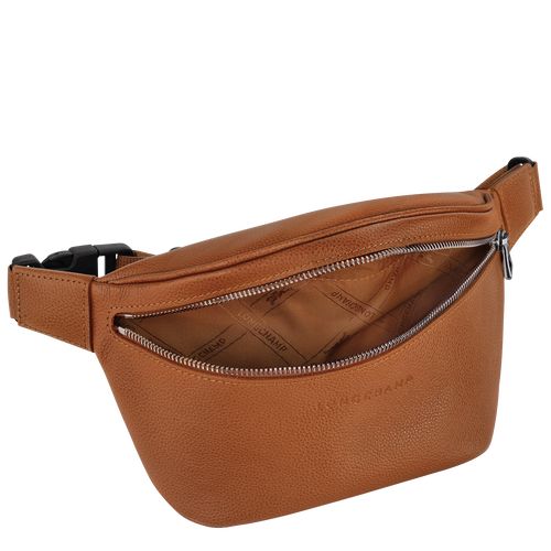 Torba Na Talię Damskie Longchamp Le FoulonnÉ M Leather Caramel | PL8769ZU