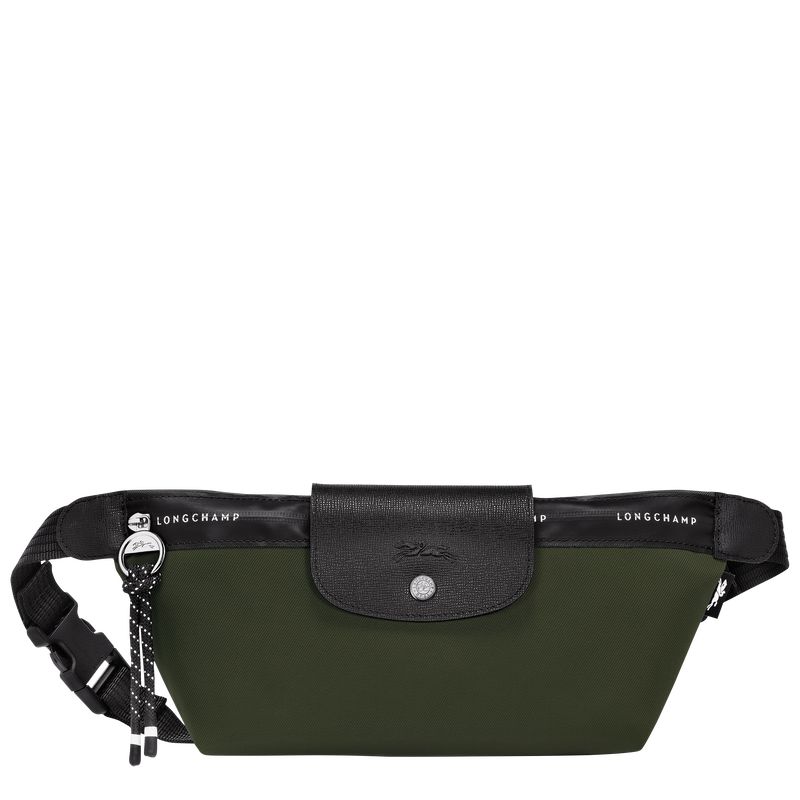 Torba Na Talię Damskie Longchamp Le Pliage Energy M Canvas Khaki | PL8782UZ