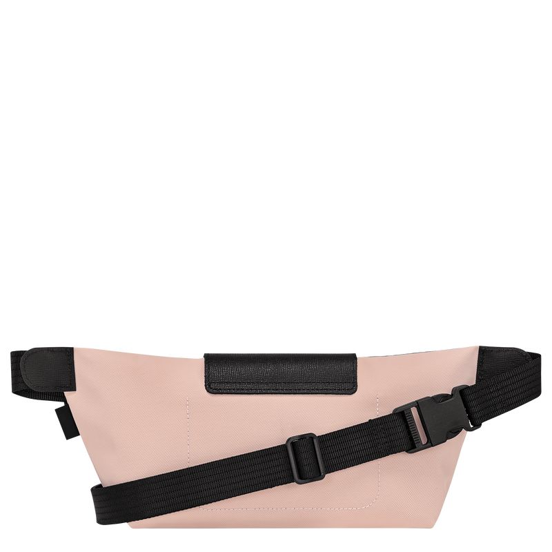 Torba Na Talię Damskie Longchamp Le Pliage Energy M Canvas Nude | PL8781IL