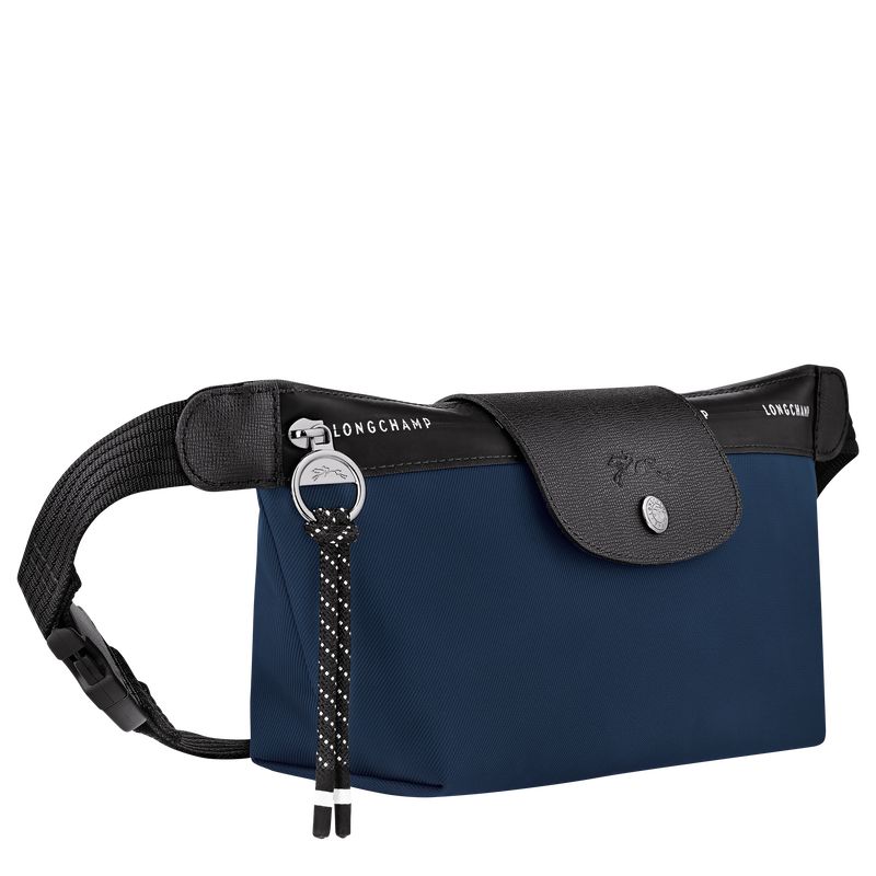 Torba Na Talię Męskie Longchamp Le Pliage Energy M Canvas Granatowe | PL7526GS