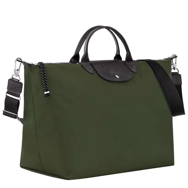 Torby Podróżne Męskie Longchamp Le Pliage Energy S Recycled canvas Khaki | PL7244HA